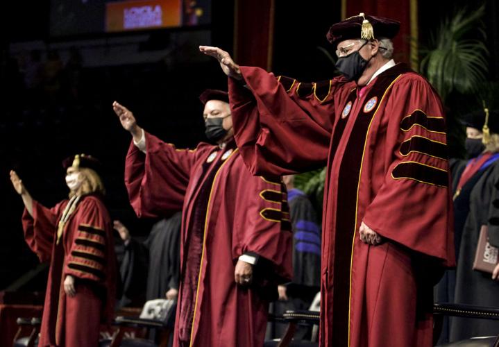 Loyola Unversity celebrates commencement ceremonies at Lakefront Arena