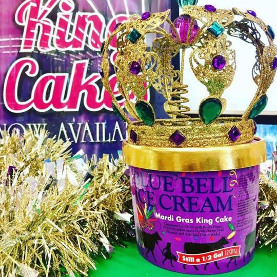 Crave Blue Bell's king cake ice cream? Better live in Louisiana Where