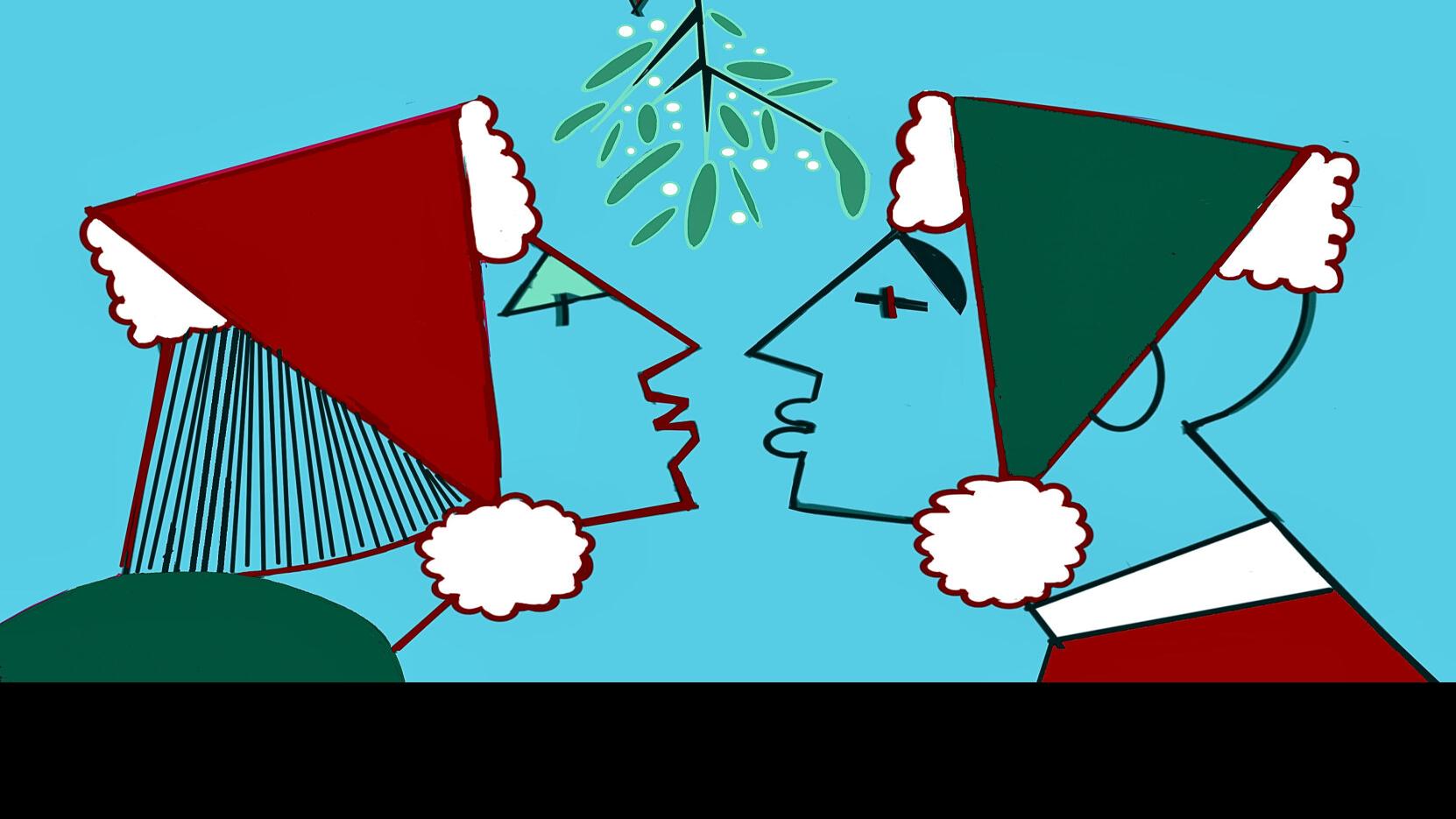 Why does no one kiss under the mistletoe any more?, Christmas