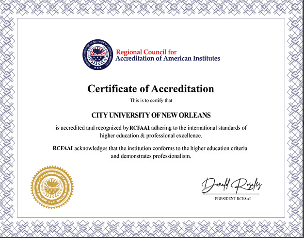 Orleans Standard Certificates
