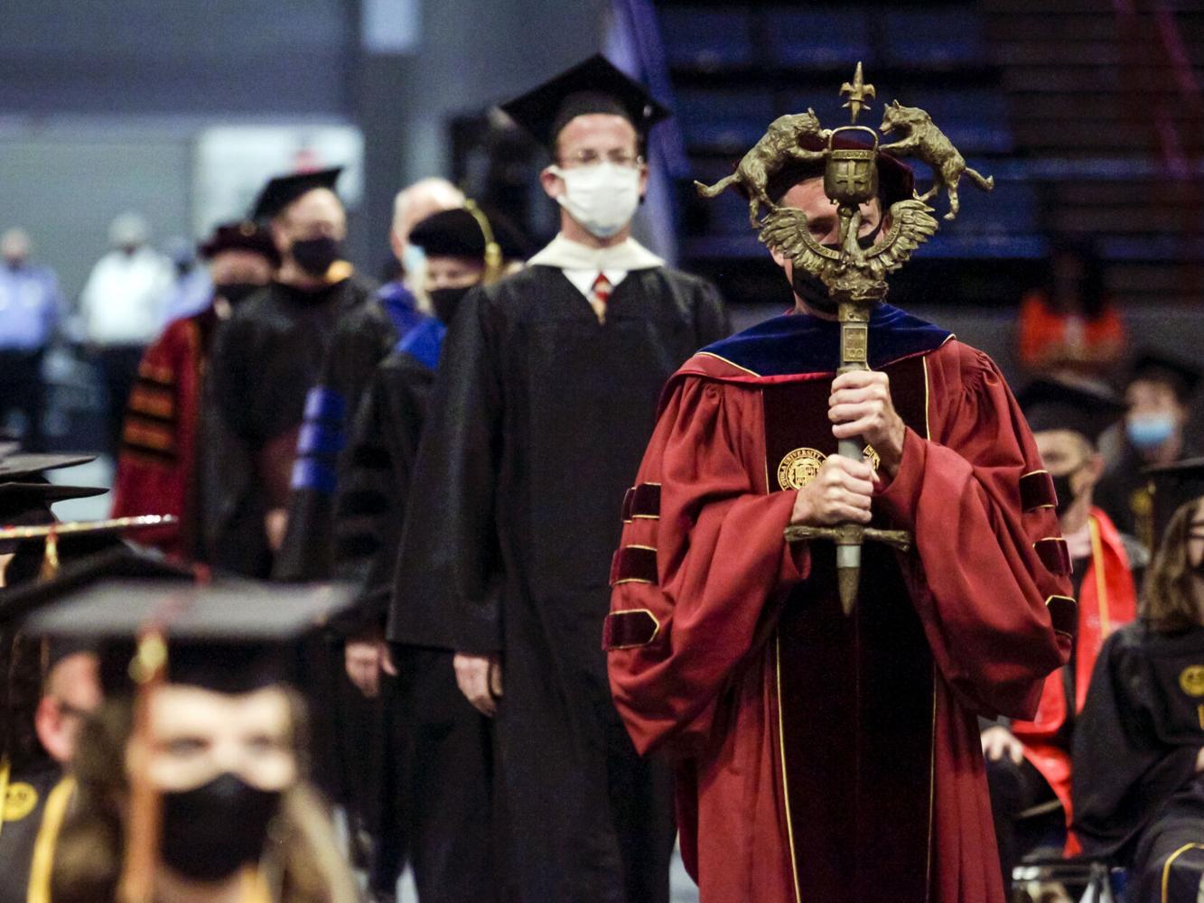 Loyola Unversity celebrates commencement ceremonies at Lakefront Arena