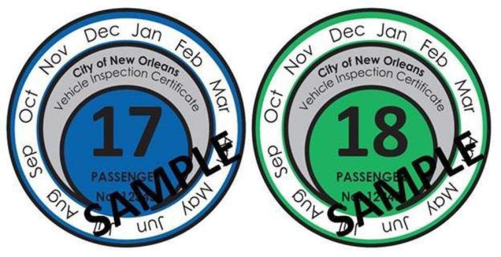 New Orleans drivers to get 2year brake tags, with easytosee