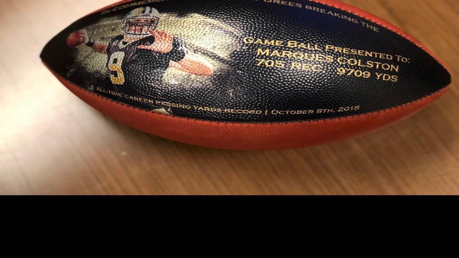 Drew Brees Sends Commemorative Football To Every Receiver Blocker