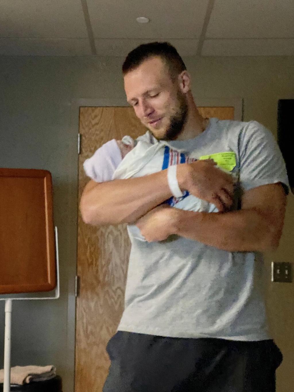 Saints Qb Taysom Hill Wife Emily Welcome Their Newborn Son Beau Saints Nola Com