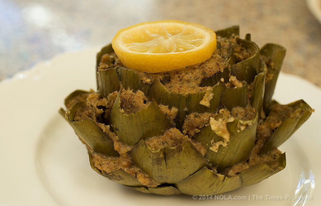 Freeze stuffed artichokes? Yes, uncooked Where NOLA Eats