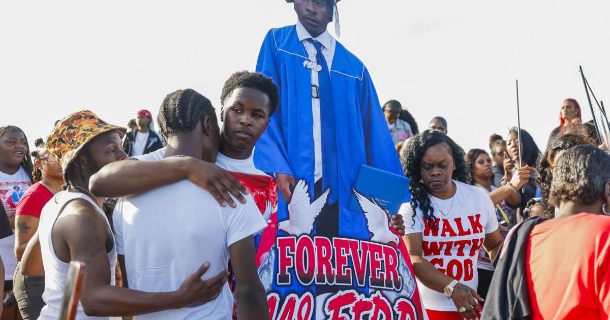 Photos: Vigil held for Sophie B. Wright grad killed in shooting
