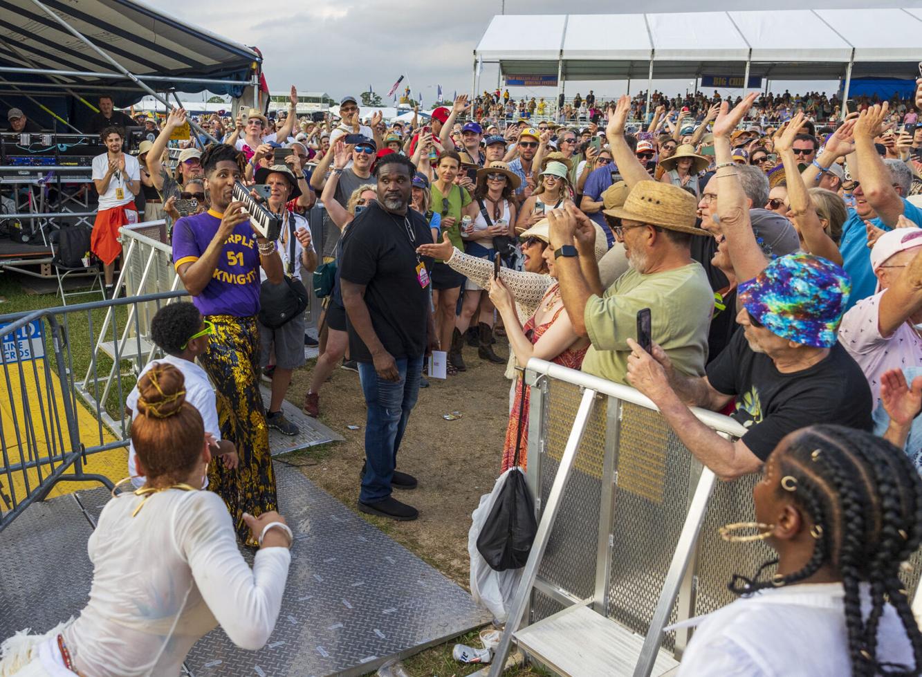 2024 New Orleans Jazz Fest concert schedule cubes out Louisiana