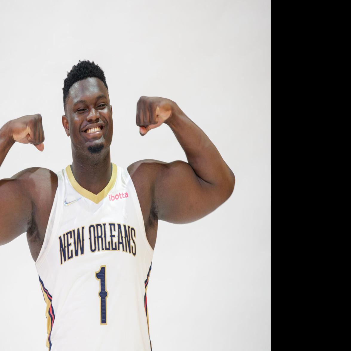 Photos: Zion Williamson at 2023 NBA All-Star Media Day and practice Photo  Gallery