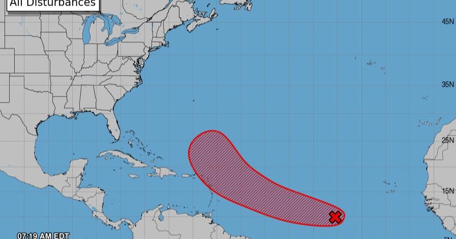 Tropical wave likely to form this week while scattered storms continue in SE Louisiana