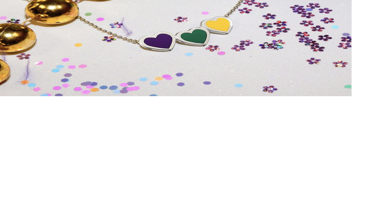 mignon faget mardi gras necklace