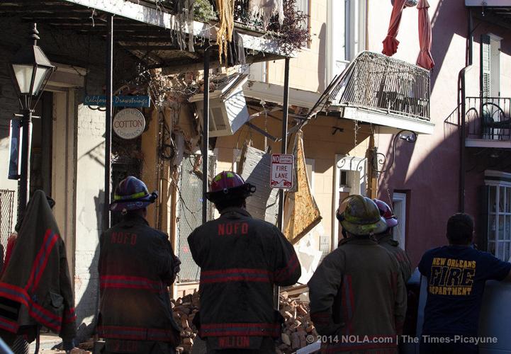 Partial building collapse in French Quarter; no injuries reported ...