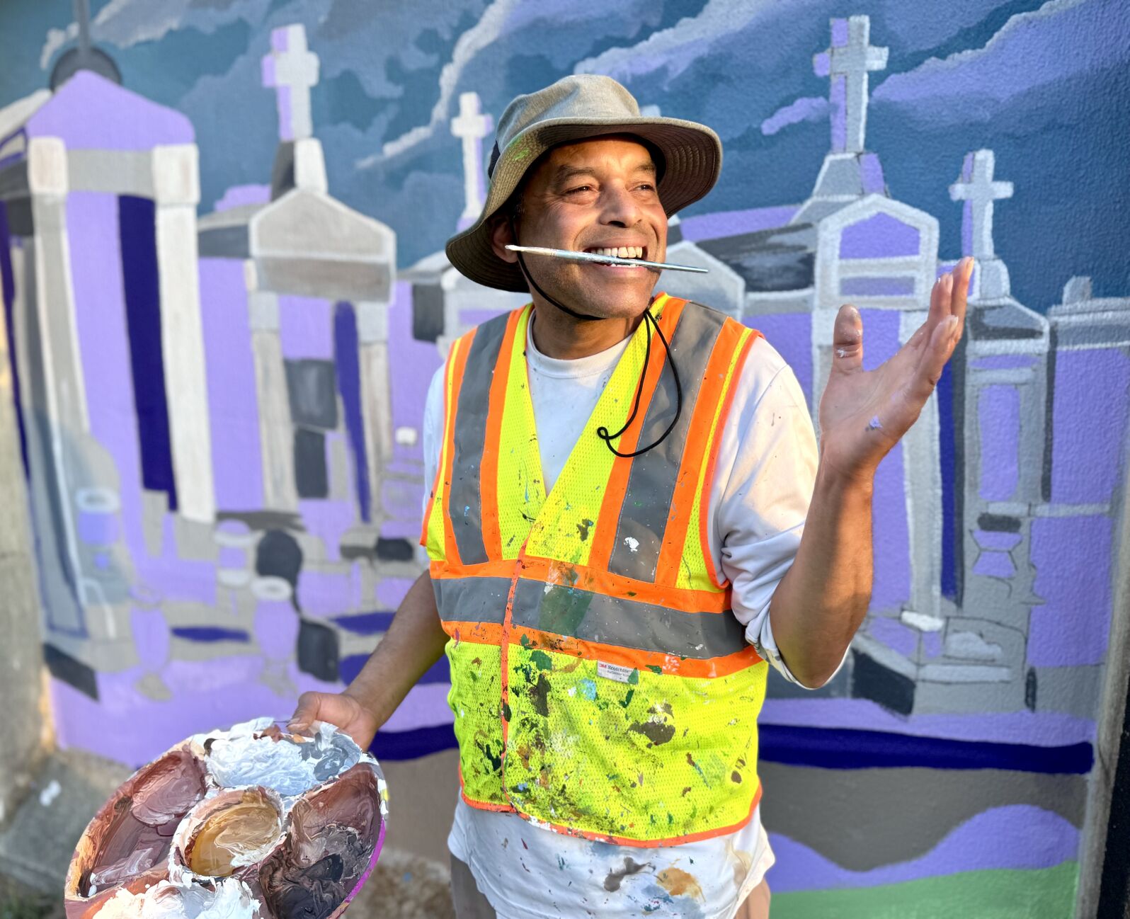 Tchoupitoulas St. painting could become the longest anywhere