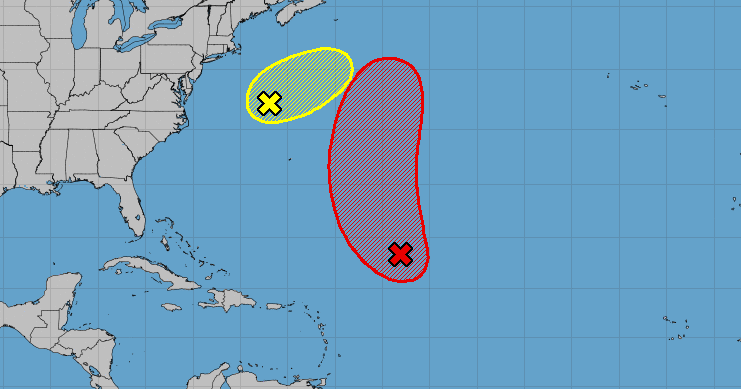Disturbance in central Atlantic likely to form | Hurricane Center ...