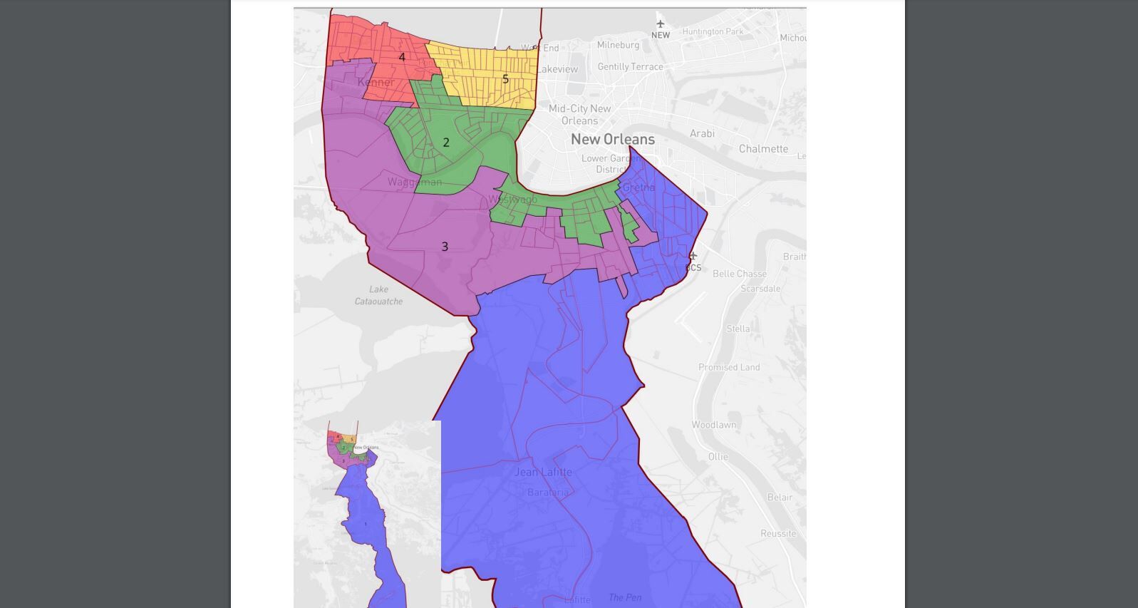 Few Changes, No Discussion As Jefferson Parish Council OKs New District ...