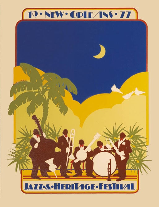 What's your favorite New Orleans Jazz Fest poster? Here are all 49