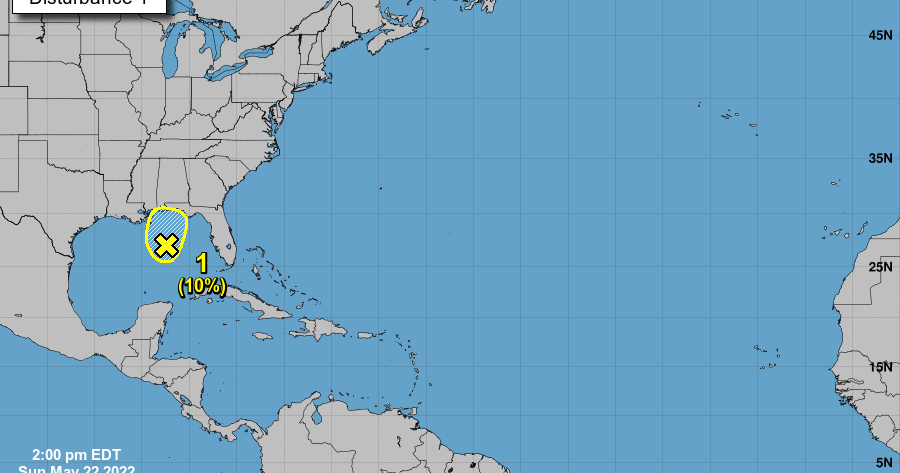 Meteorólogos rastreando disturbios tropicales en el Golfo de México;  lluvia probable en el sureste de Luisiana |  Climatizado