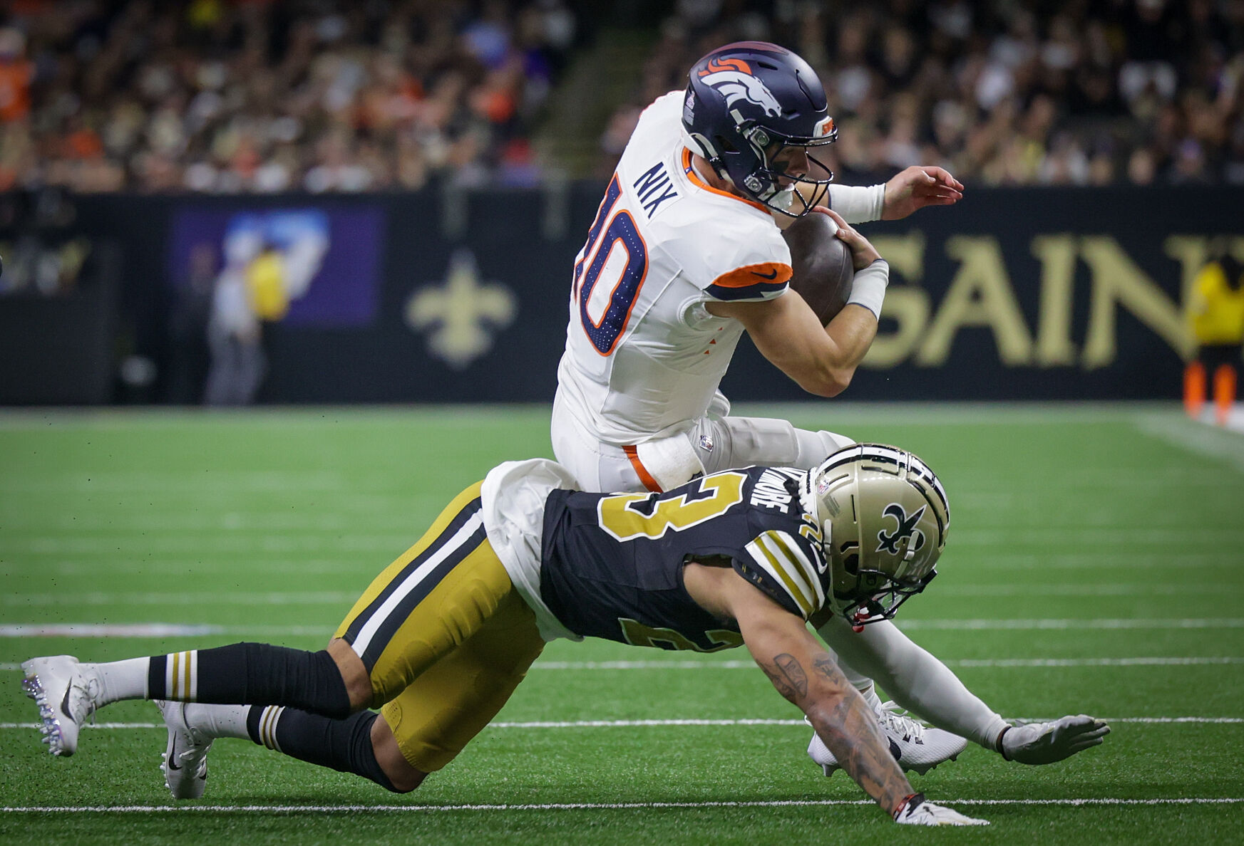 Saints Corner Marshon Lattimore Injures Hamstring Vs Denver | Saints ...