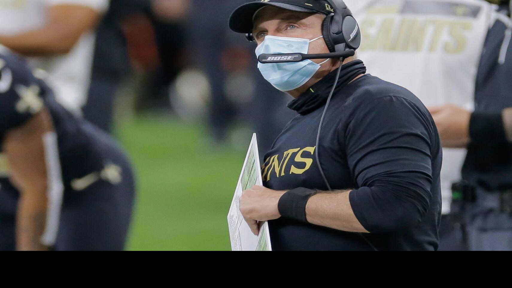 Sean Payton Opts For Simple 1 75 Surgical Mask Vs Packers Felt Lighter Cleaner Than Gaiter Saints Nola Com