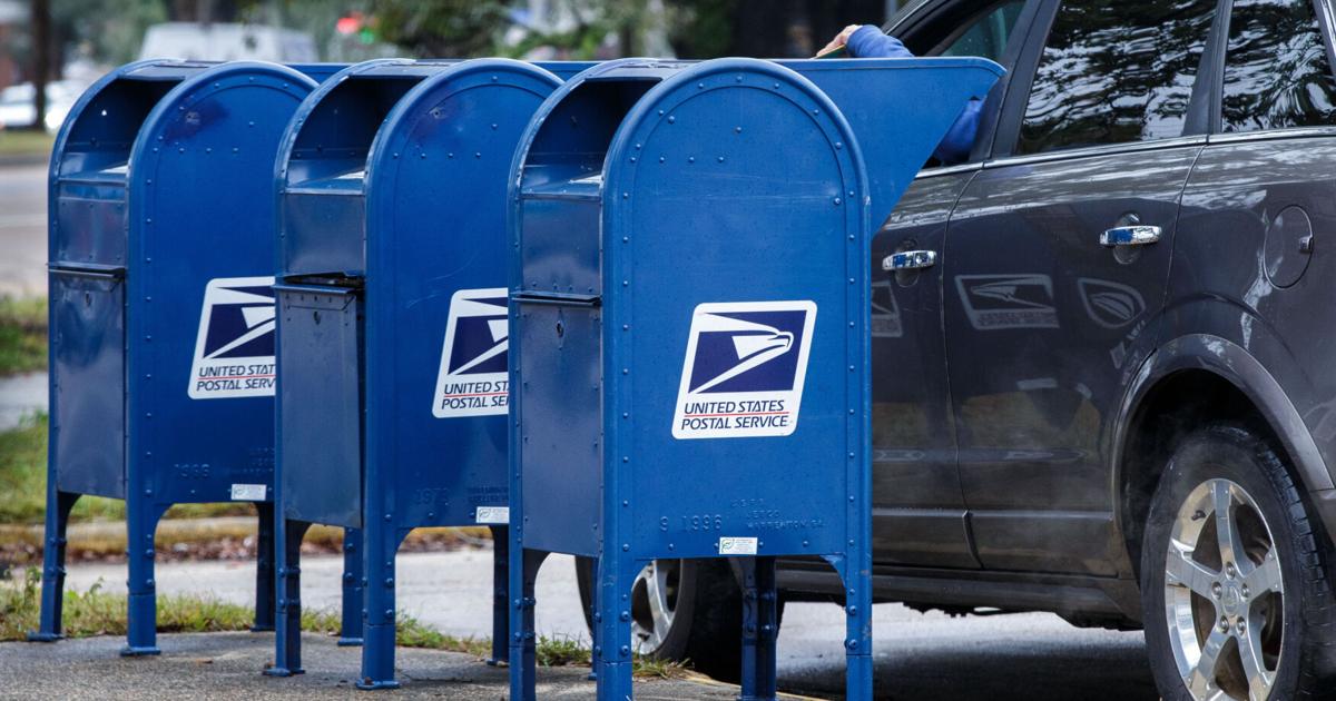 Usps Collection Box Inside Building To thwart mail thievery, stop using blue U.S. Post Office collection ...