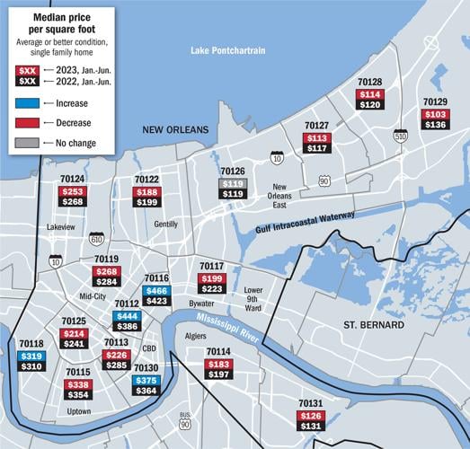 How home prices have changed in each New Orleans area parish Business