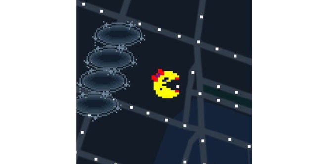 Play Ms. Pac-Man in Google Maps