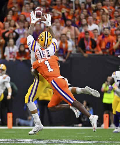 LSU football's Thaddeus Moss, son of Randy Moss, out to make name
