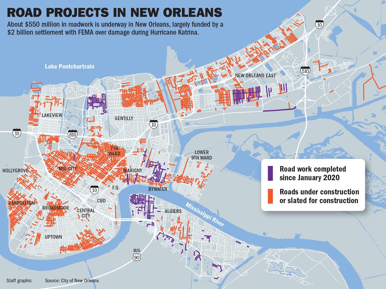 By 2025, many New Orleans streets will be rehabbed. For residents, the