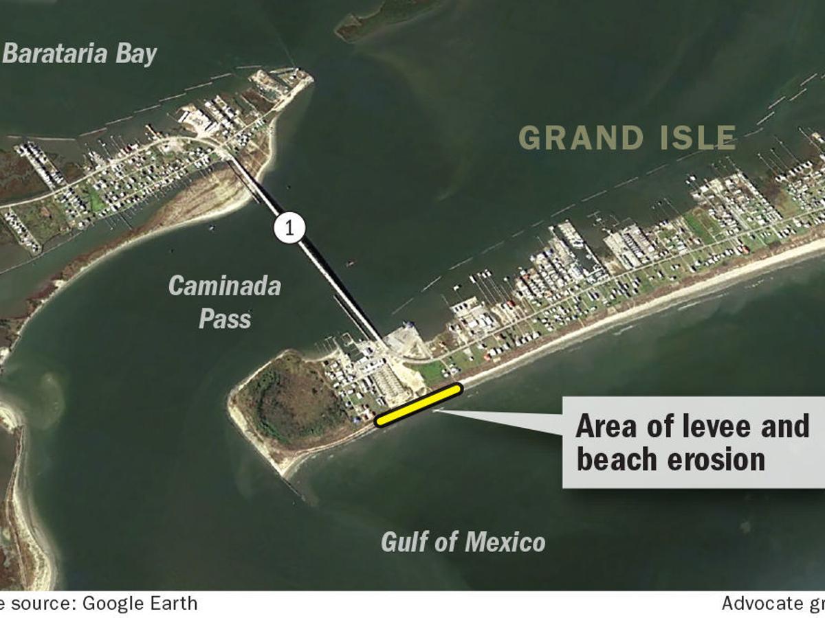 Grand Isle again scrambling to fix 'burrito' levee before start of  hurricane season | Environment | nola.com