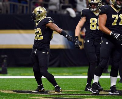 Watch this: Saints' Mark Ingram 'flossed' on Sunday, and it had nothing