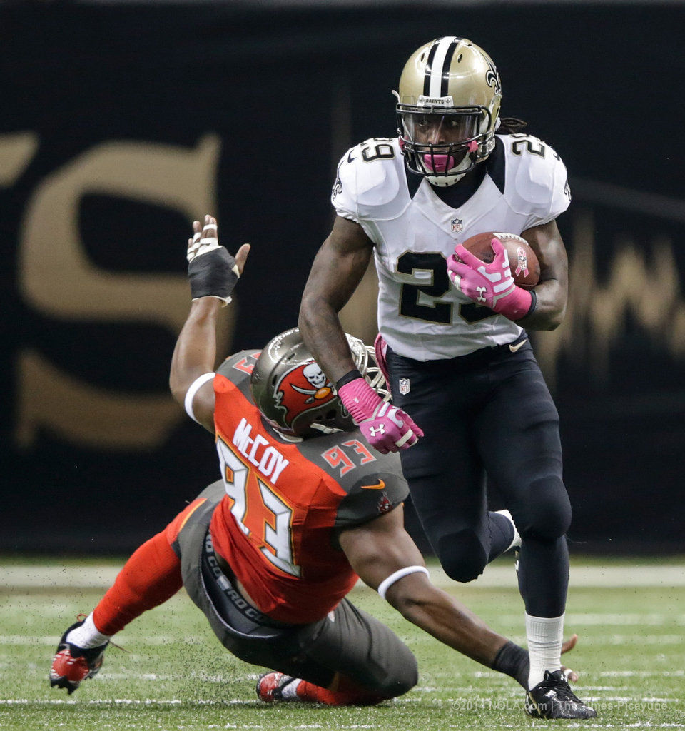 Khiry Robinson scores overtime TD to lead New Orleans Saints to 37-31 win  vs. Tampa Bay, Saints