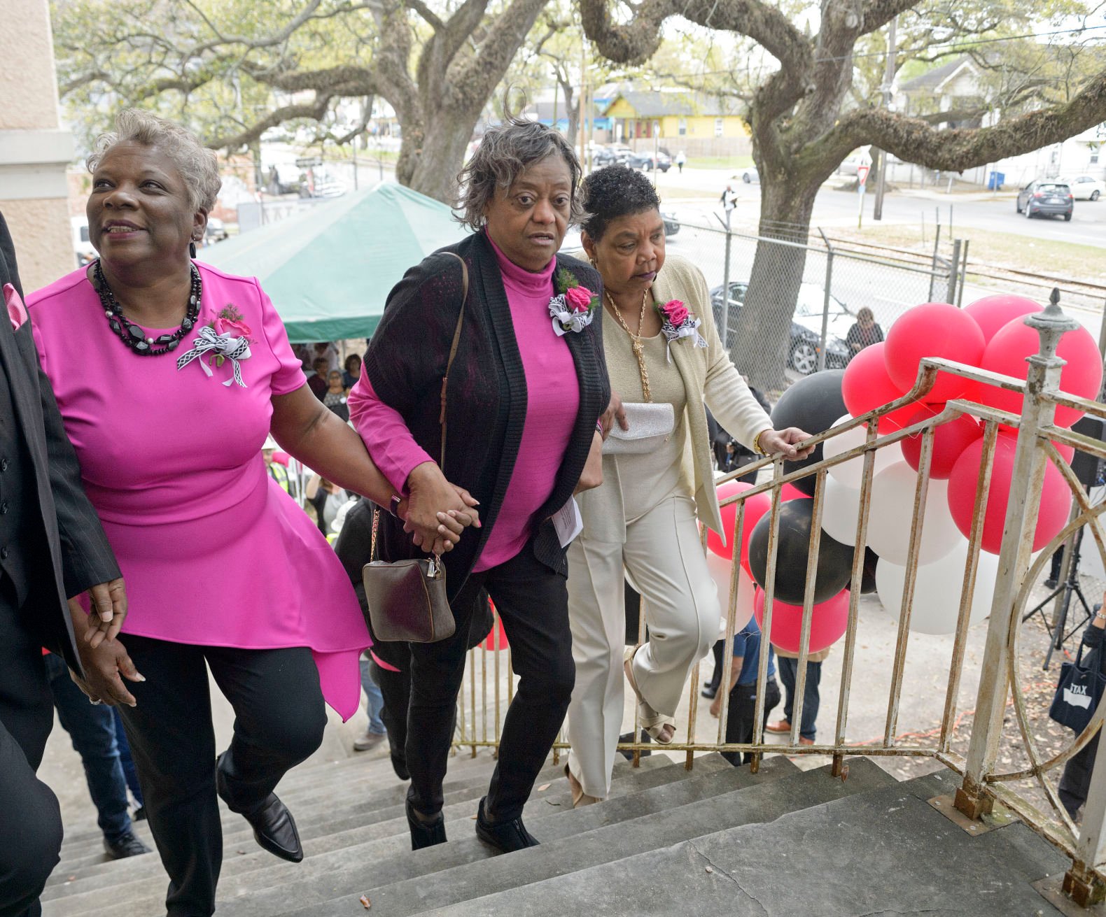 Leona Tate, developers break ground on new civil rights center in