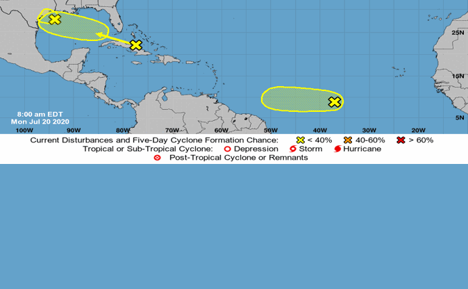 Hurricane Center tracking 3 disturbances, including 2 for the Gulf of ...
