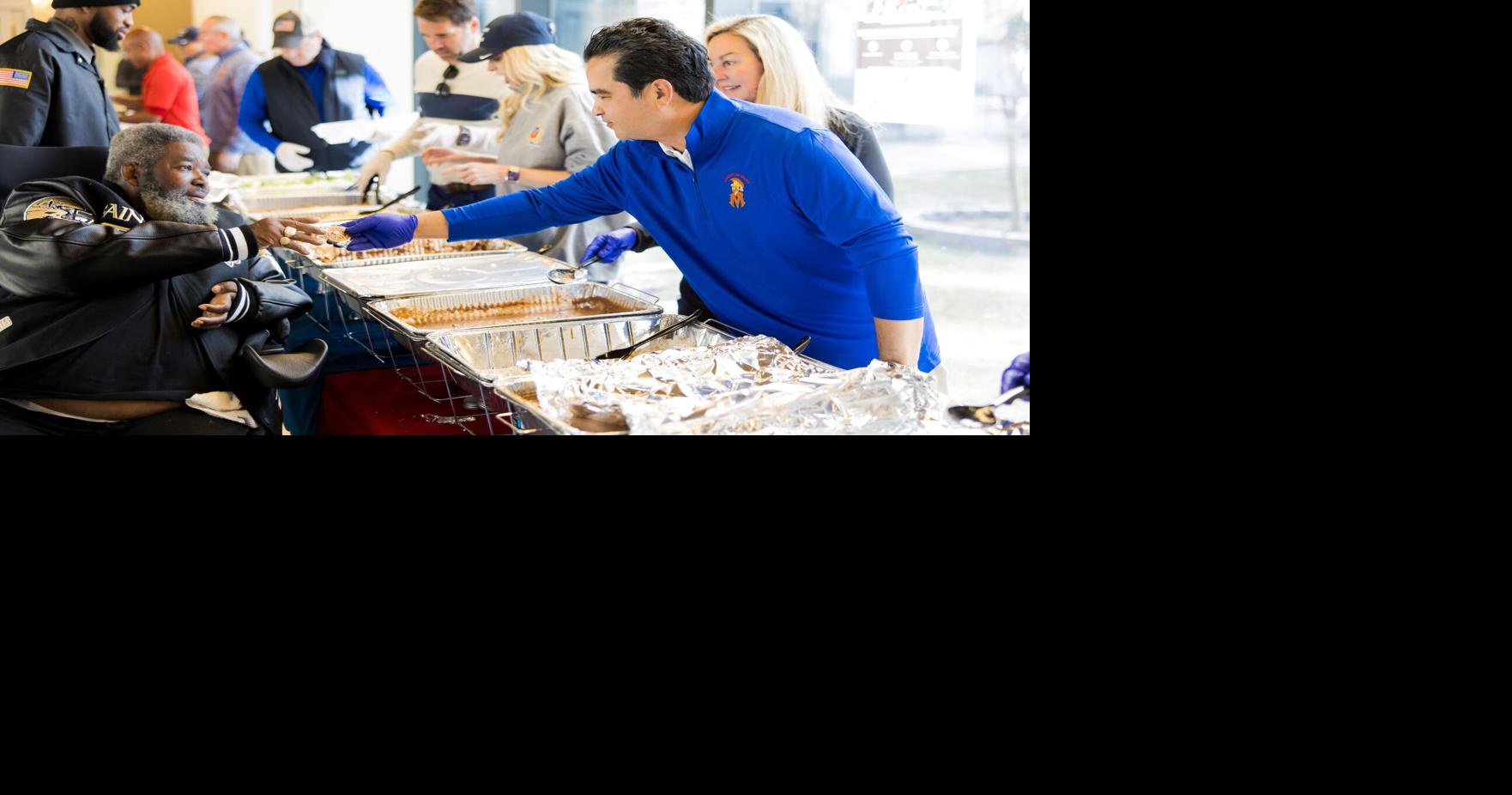 Legion of Mars serves food at VA Medical Center for Veterans Day