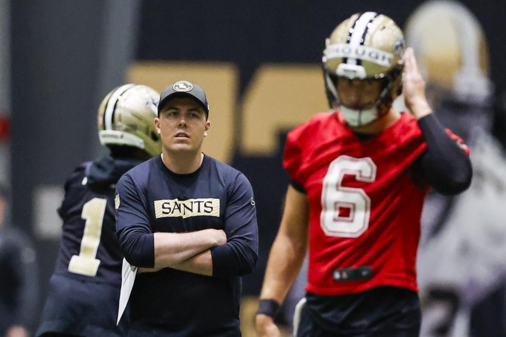 Why aren't the Saints adding a veteran quarterback? Their coaching staff may be the answer.