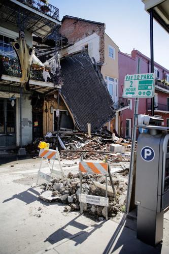 Partial building collapse in French Quarter; no injuries reported ...