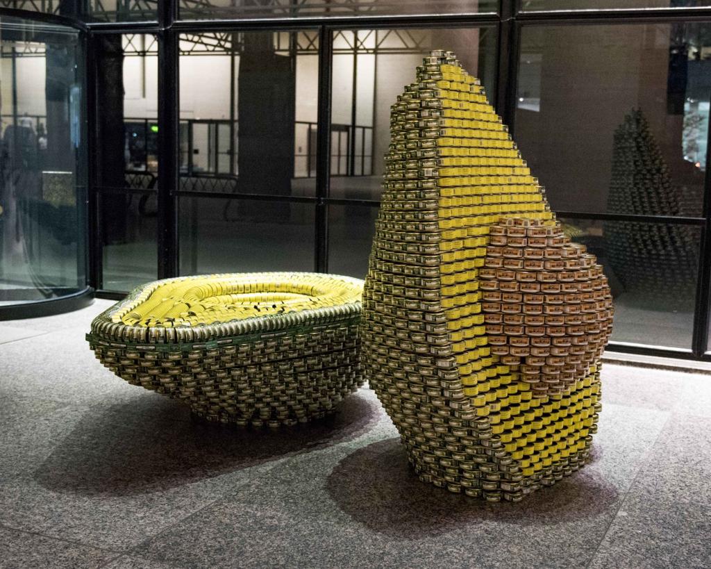 In Covington Time For Competitive Canstruction Inside Contest Of