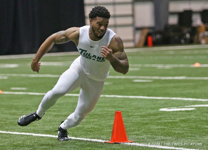 Parry Nickerson, Ade Aruna draw big NFL crowd to Tulane's pro day