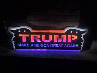 Watch Thief Swipe Elaborate Lighted Donald Trump Sign In Terrytown Crime Police Nola Com