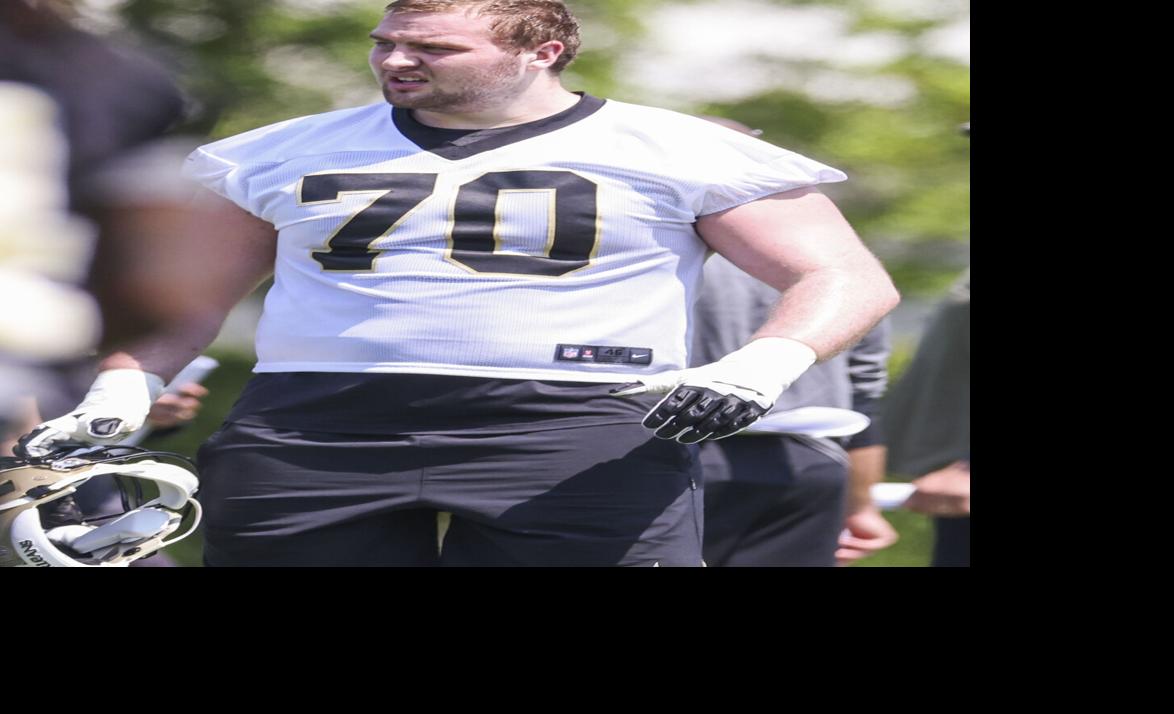 Saints offensive lineman Trevor Penning, 'a nasty baby'