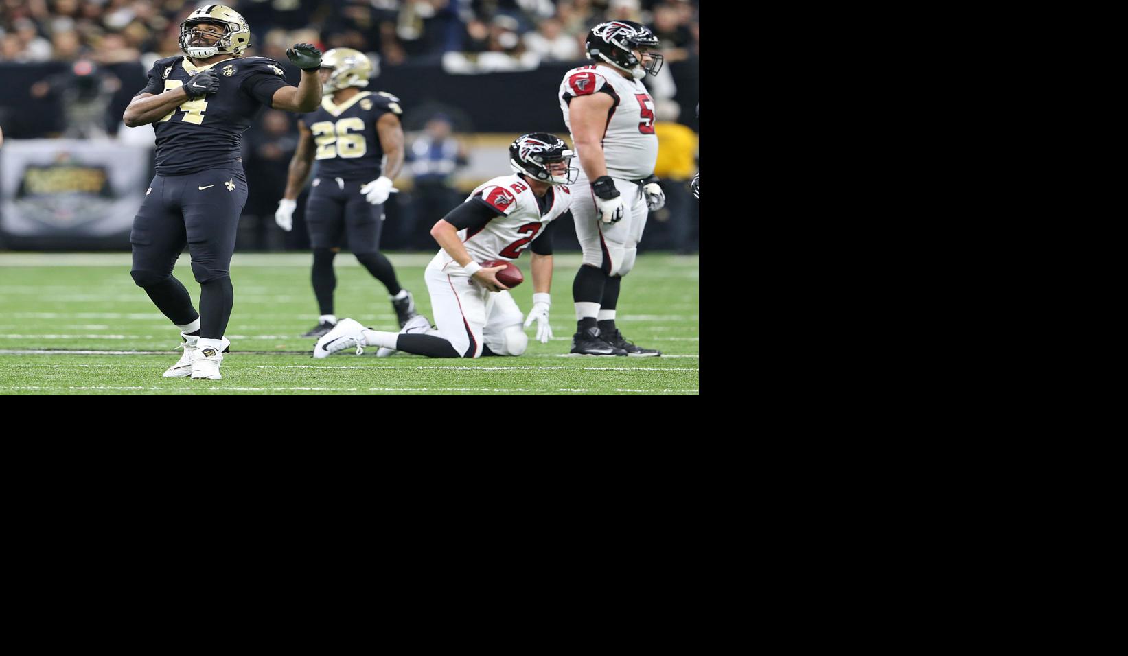 How Shy Tuttle S Stiff Arm On Matt Ryan Went Viral In German We Just Make It Sound Funny Saints Nola Com