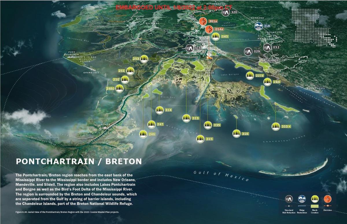 Louisiana's coastal master plan See the projects Environment