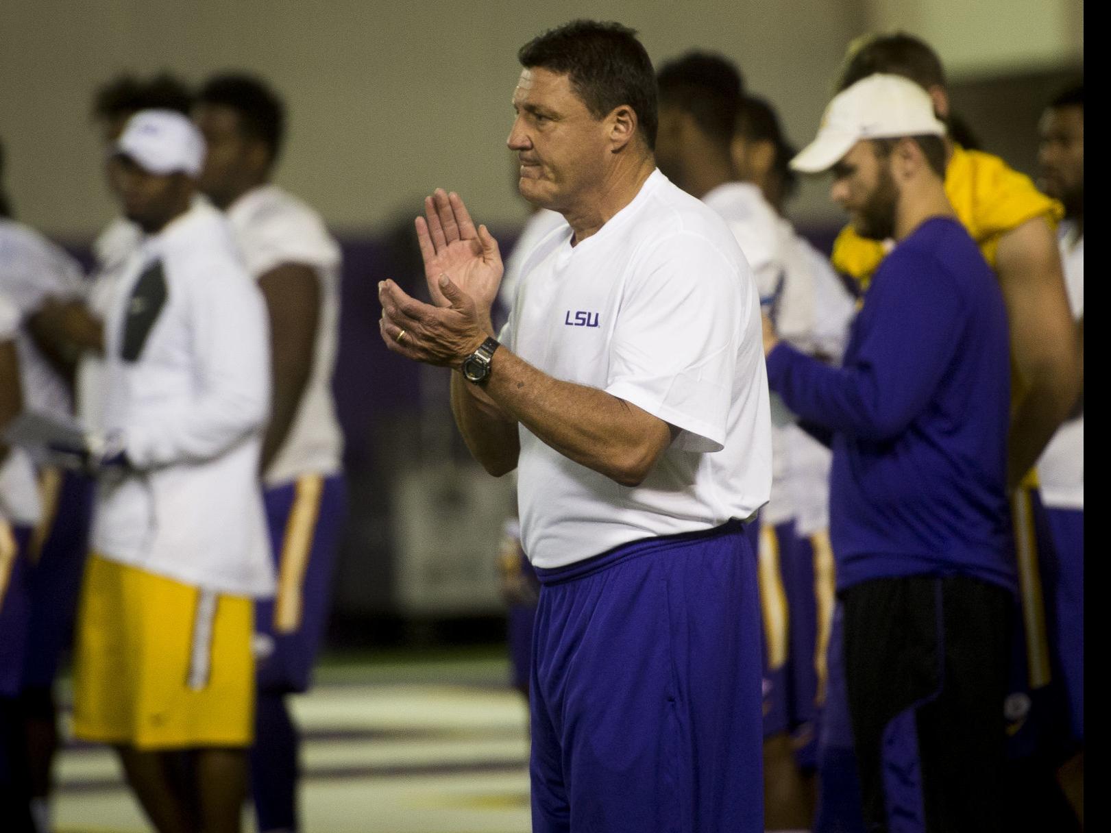 Recent Photos Show A Very Slim Coach Ed Orgeron