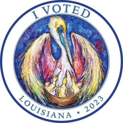 2023 I voted sticker