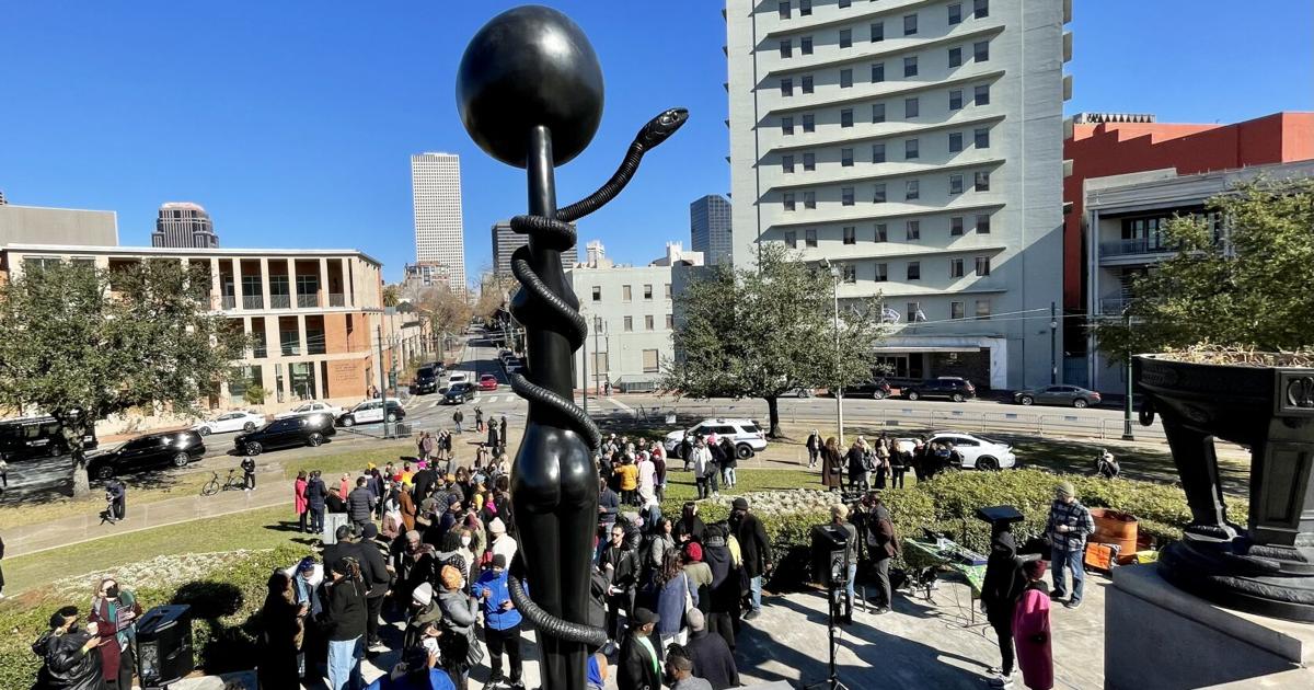Sculpture by renowned Black female artist unveiled at former Lee Circle | News