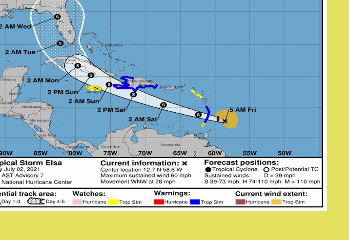 Hurricane Elsa forms, expected to head into Gulf and then ...