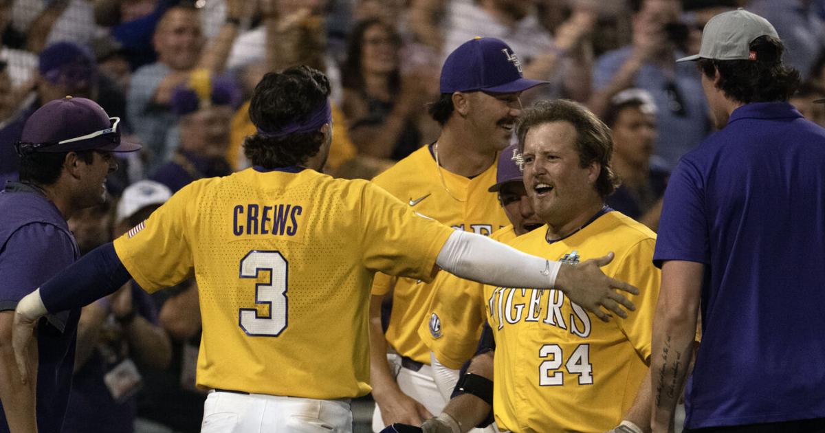 With one swing of Cade Belosos bat LSUs offensive frustrations disappear in CWS opener With one swing of Cade Belosos bat LSUs offensive frustrations disappear in CWS opener