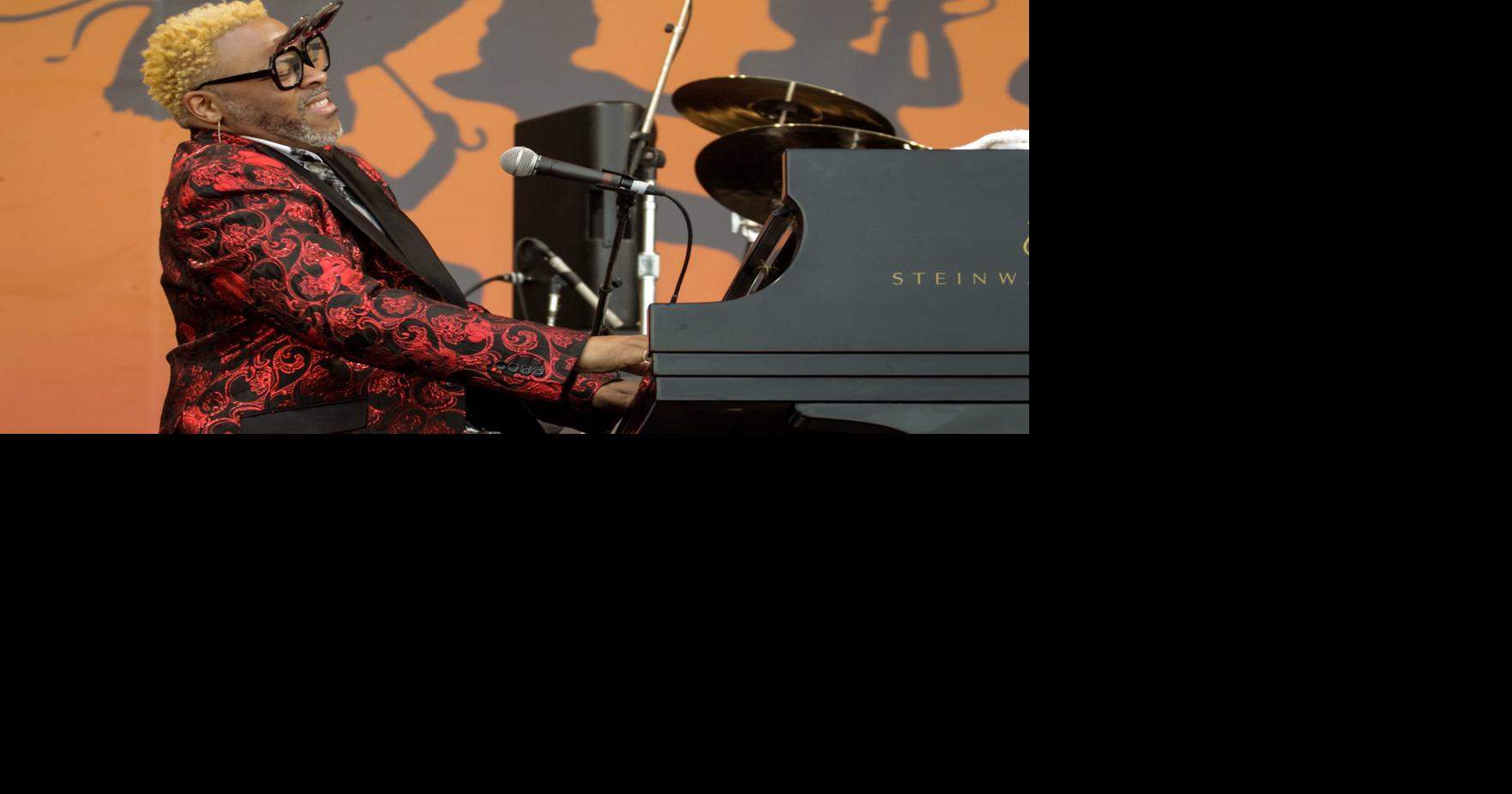 Davell Crawford brings his fabulous, forever friends along to his set in Jazz Fest’s Gospel Tent