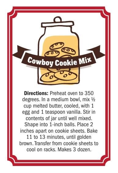 Cowboy Cookie Mix in a Jar Recipe