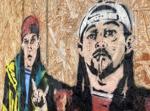 Convenience store graffiti masterpiece pops up in Bridge City: Jay and Silent Bob are back