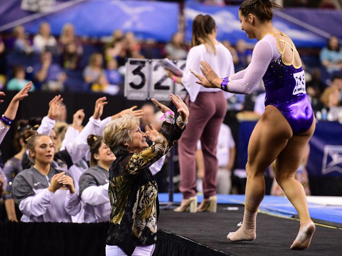 LSU rallies behind assistant coach to advance to gymnastics' Final Four |  Sports 